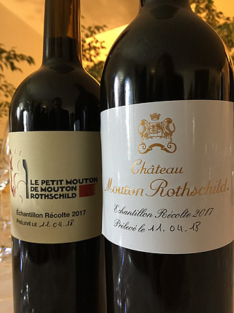 The Mouton Rothschild was my wine of the vintage in 2017