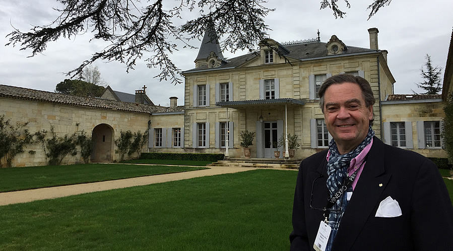 At beautiful Chateau Cheval Blanc